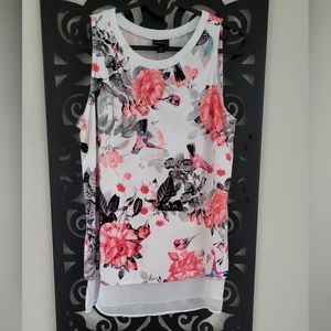 Worthington sleeveless top blouse Size small